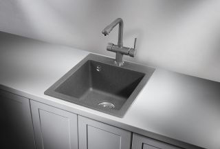 Мойка кухонная Granula Kitchen Space 4201, ГРАФИТ